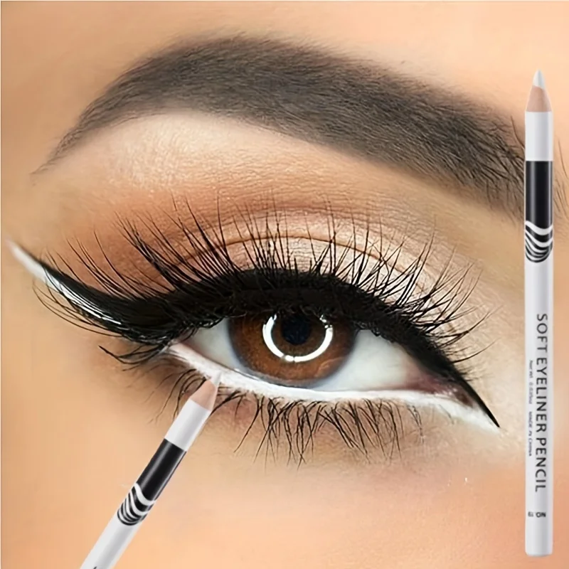 3PCS Waterproof White Eyeliner. Long Lasting, Smooth, Easy Wear. Eyes Brightener. Ideal for Music Festivals