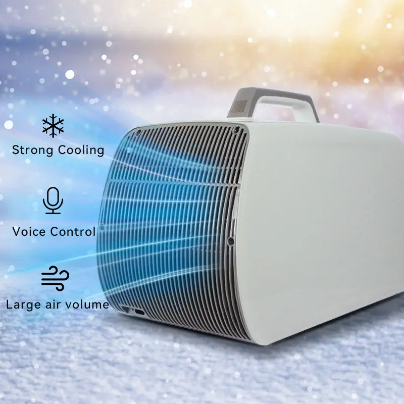 MiniBreeze Portable 12V Battery Vehicle Powered R32 Split System Cooling Only Air Conditioner Hotel Use Multi-Unit Mobile