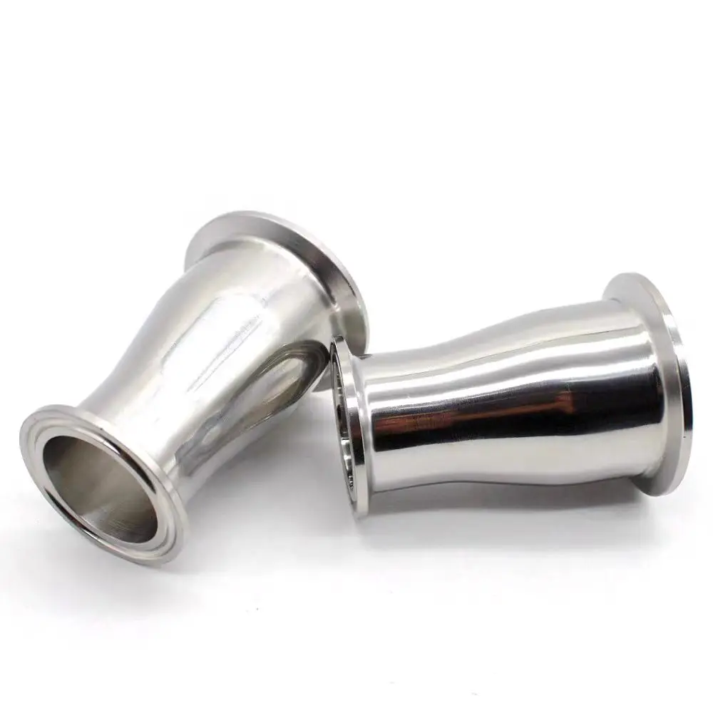 OD 19-38 SS304 Stainless steel health food grade Tri Clamp Ferrule Reducer Weld Reducer Pipe Connector Pipe Fitting Tri Clamp