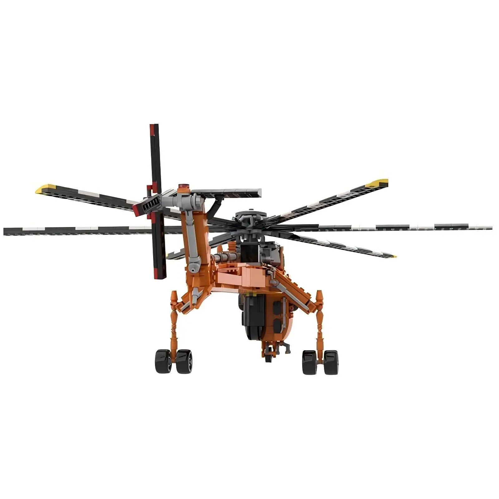1:45‑Scale Heavy‑Lift Utility Cargo Helicopter Building Set DIY Large‑Payload Industrial Rotor‑Craft Model Detailed Display Toy