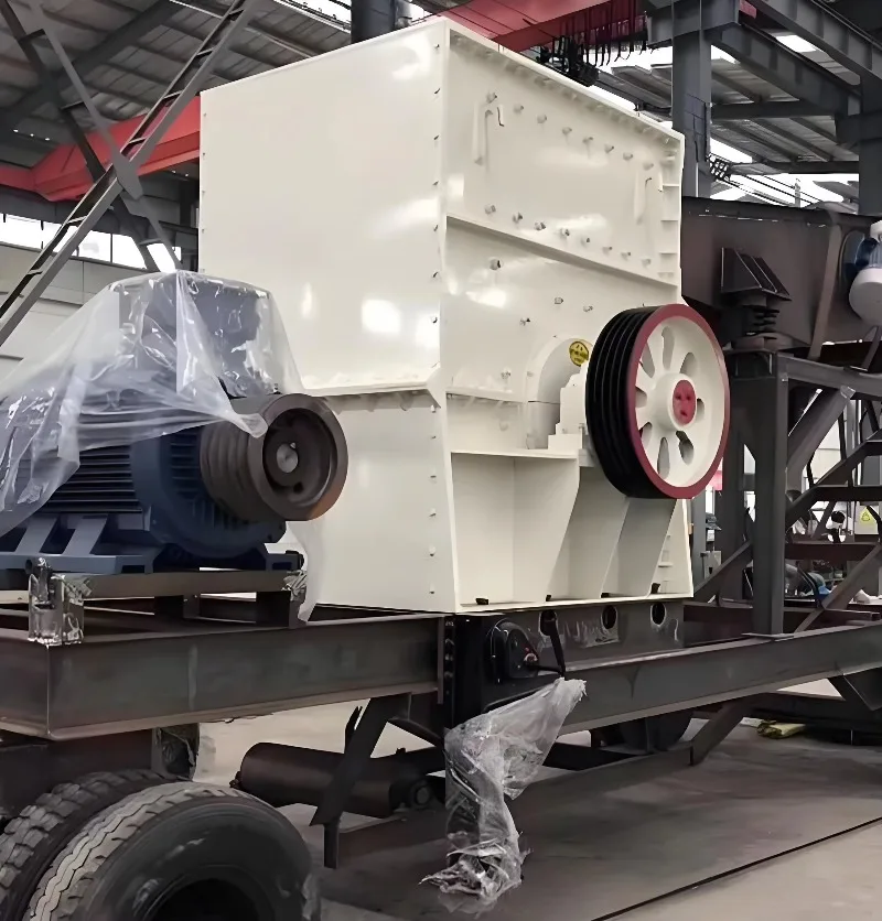 High Efficiency Box-Type Crusher for Coarse Crushing Basalt Limestone Concrete Square Gear As Core Component Cost-Saving Device