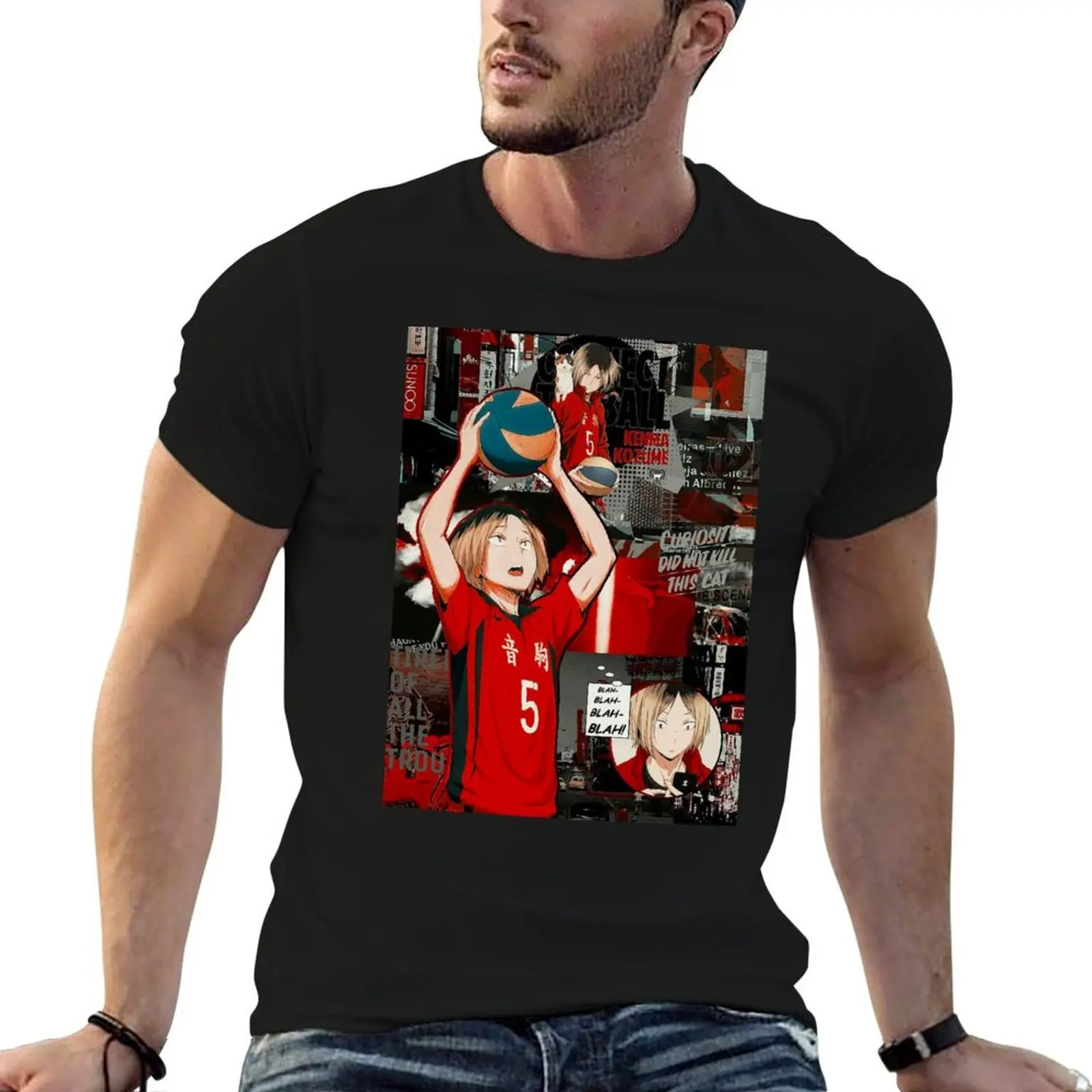 Kenma Kozume T-Shirt Short sleeve tee tshirts personalised men t shirts