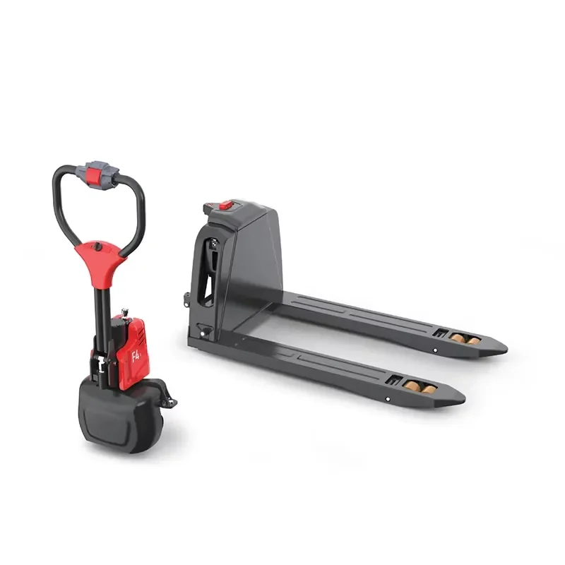 1500kg Steel Electric Pallet Stacker Full Electric Pallet Truck with Lifting Function Heavy Duty Warehouse Forklift Equipment