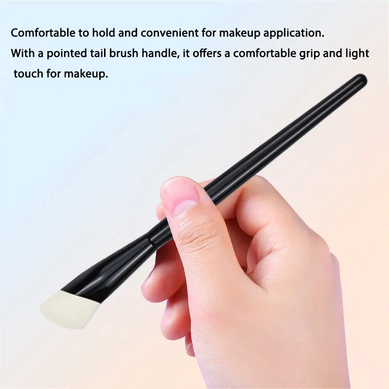 Finger Pulp Concealer Brush Goat Hair Diamond Shaped Thumb Concealer Makeup Brush Black Eye Circle Tear Ditch Makeup Accessory