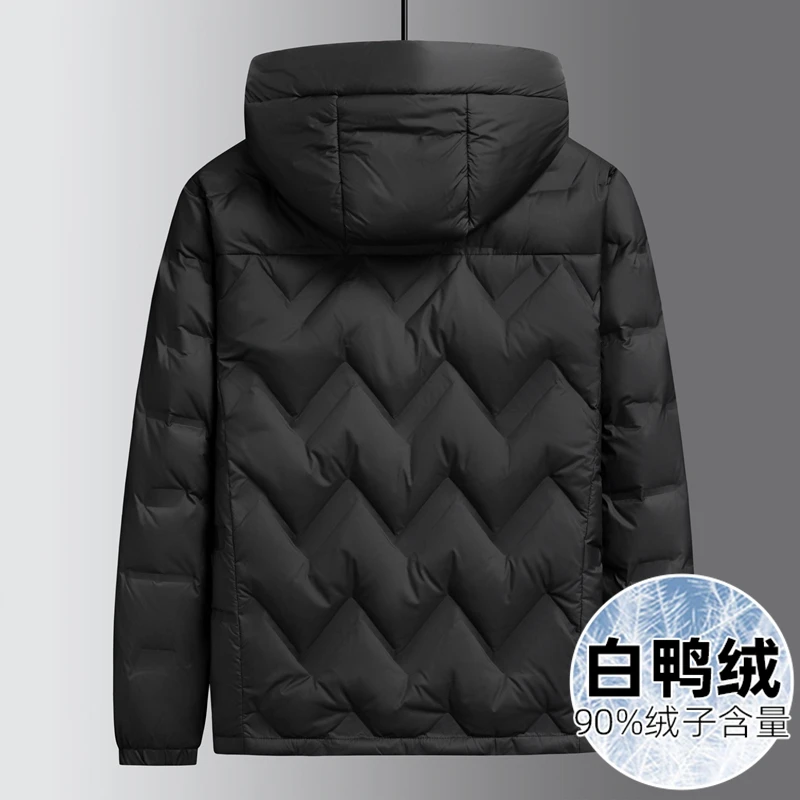 سترة رجالية خفيفة الوزن سترة جديدة خفيفة الوزن وقبعة محمولة للرجال مقاس كبير XL-6XL #5