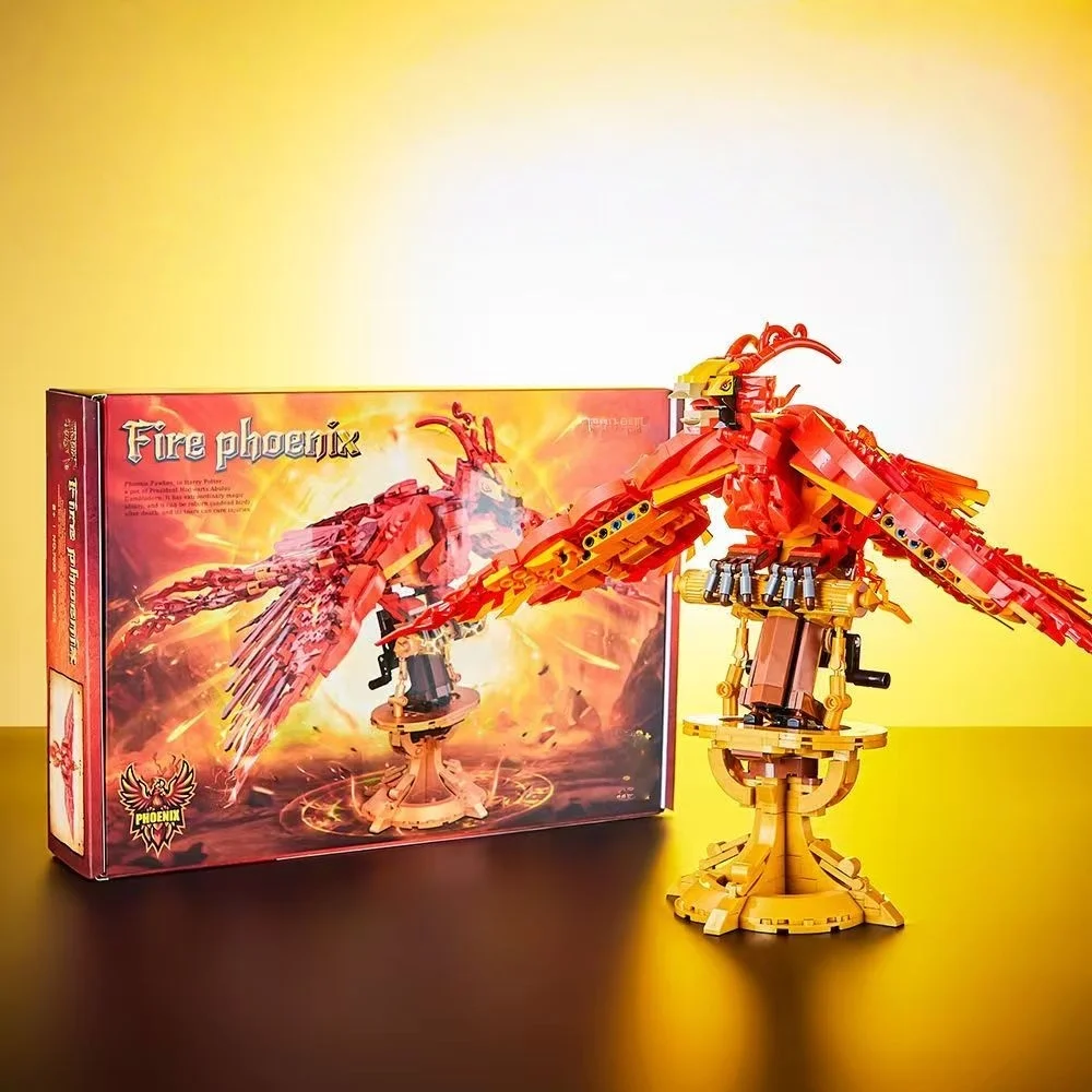 

Конструктор Fire Phoenix MOC: Технический набор для сборки, развивающие строительные блоки, DIY-проект, подарок для мальчиков и девочек