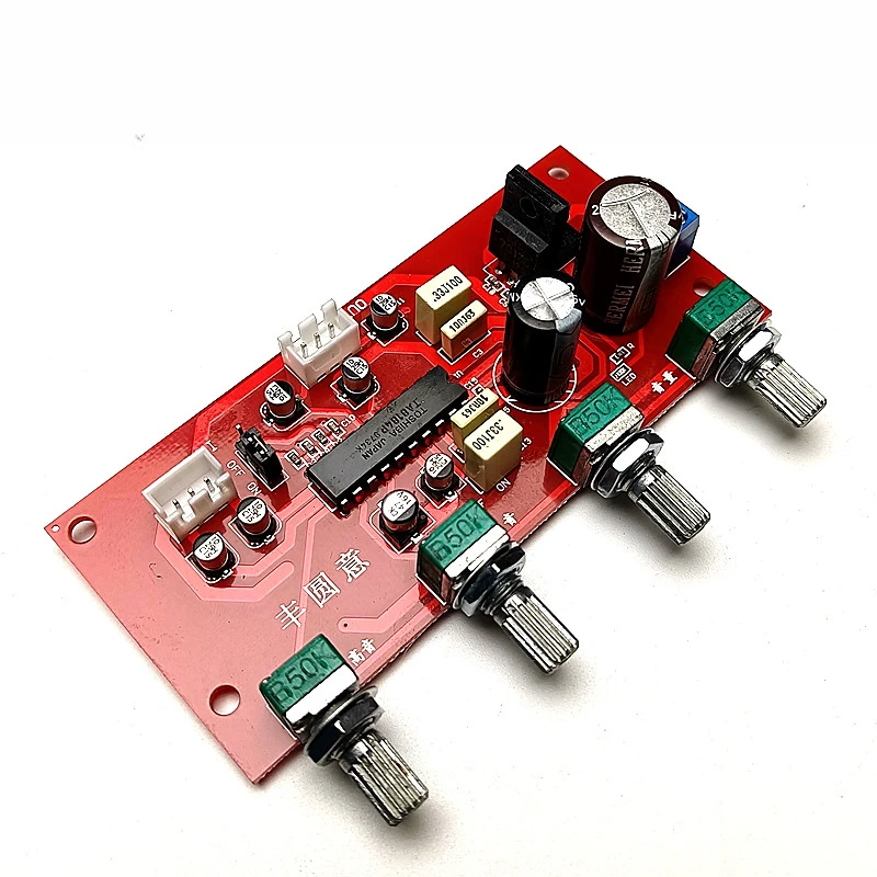 

TA8184P Sound Control Board DC Control High and Low Bass Balance Volume Adjustment Single Power Supply High Temperature Level
