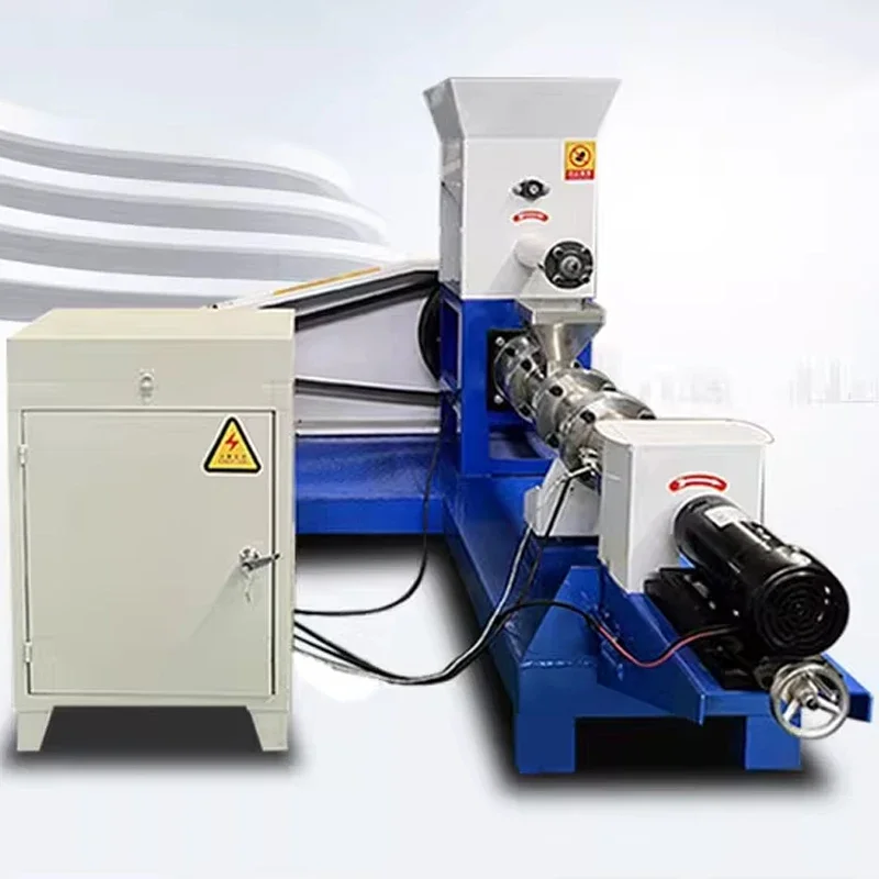 Dog Food Machine Corn Extruder Fully Automatic Feed Extruder Aquaculture Floating Pellet Machine Fish Feed Machine (Customized)