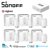 SONOFF TRVZB Zigbee Thermostatic Radiator Valve Smart Thermostat Actuator Temperature Heater Control Via Alexa Google Home