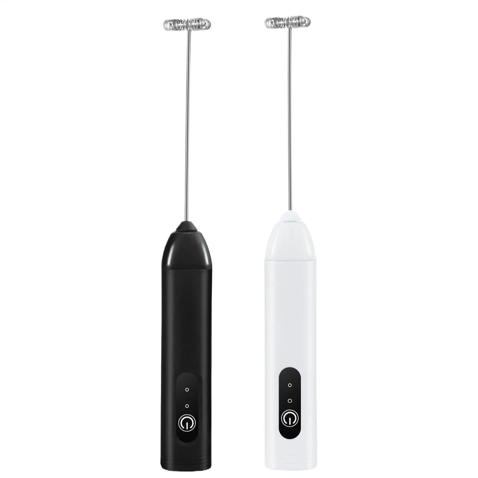 Handheld Milk Frother Wand Rechargeable Foam Stirrer Whisk Cappuccino Foam Maker for Milk Latte Chocolate Coffee Cafe Home