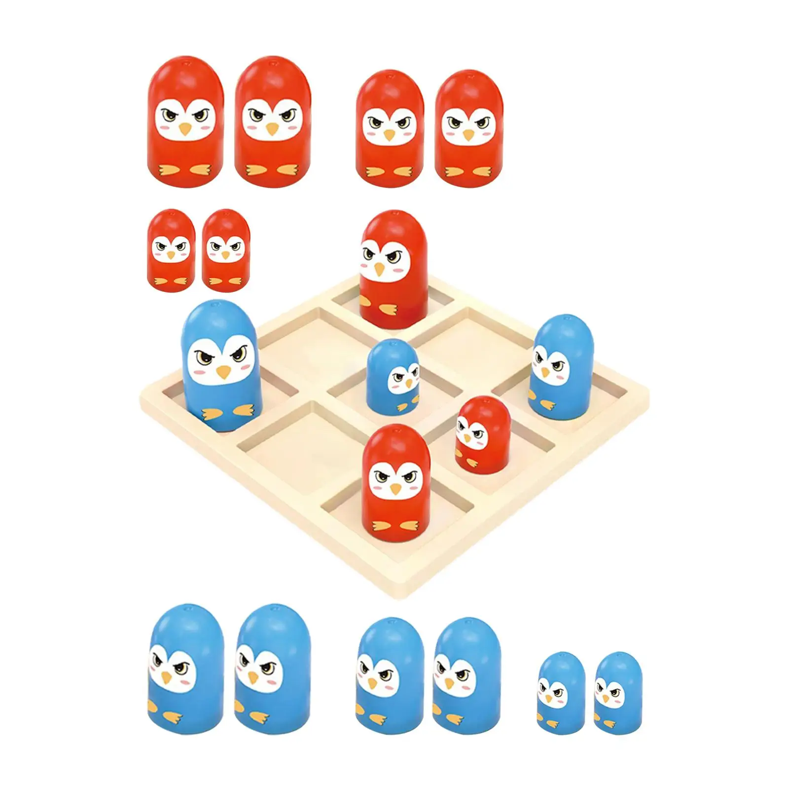 Tic TAC Toe Games Brain Teaser Puzzles Parent Child Interactive Family Games Indoor Outdoor Toys