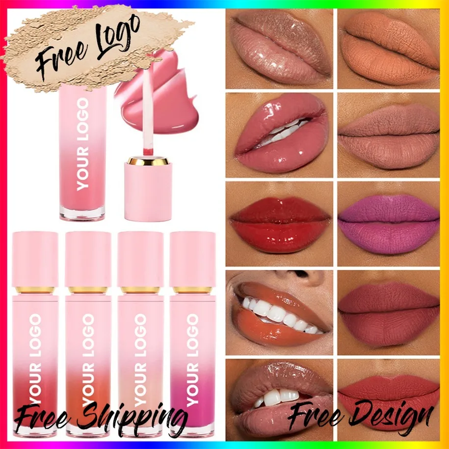 

Private Label Vegan Makeup Wholesale Velvet Matte Lip Gloss Water Light Lip Stain Long Lasting Non Transfer Custom Logo