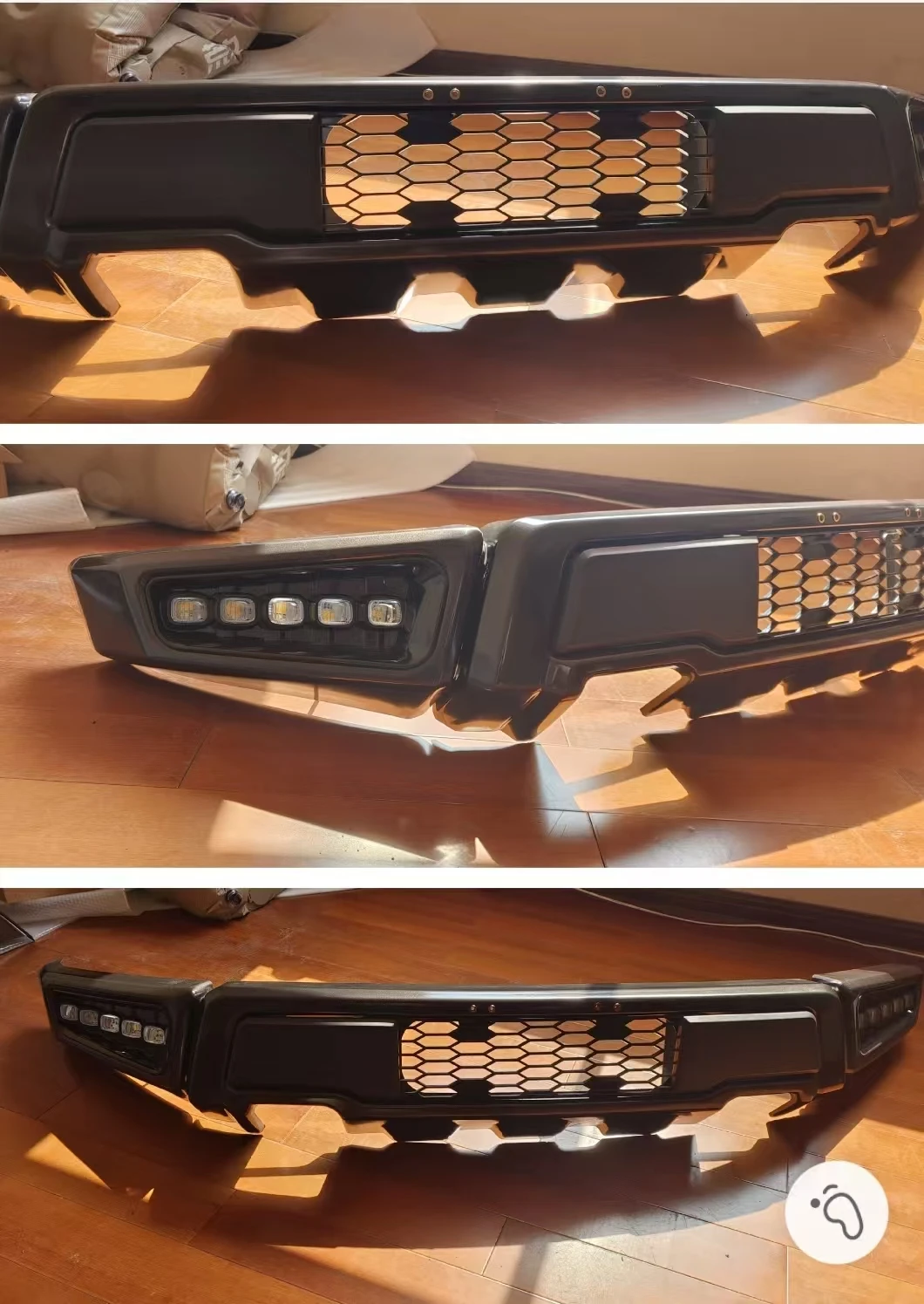 Durable F150-Bumper Body Kit Accessories Powder Coated Rust Protection  Model Steel Bumper for F150 09-17-21custom