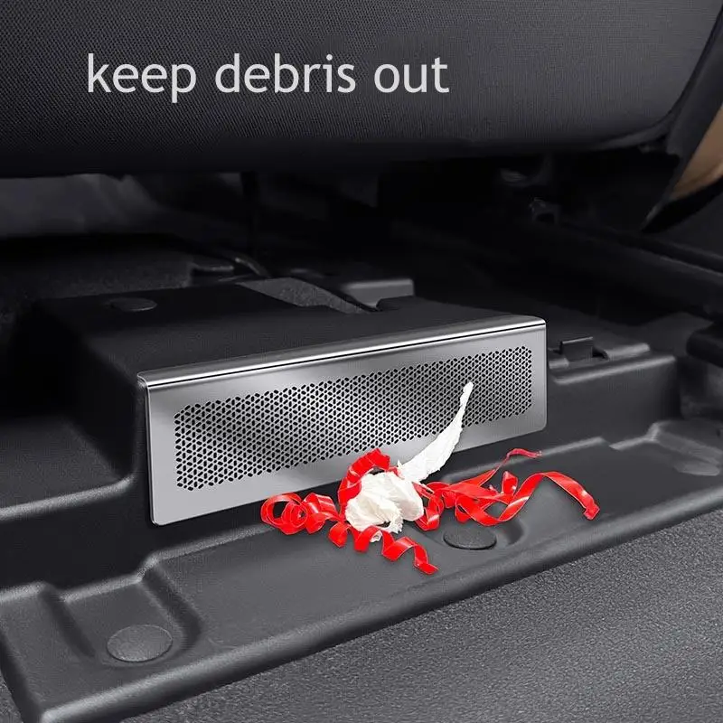 For BYD SONG PRO SEALION 5 DMi 2026 2025 2024 Under Seat Air Outlet Flow Vent Intake Grille Protect Cover Accessories