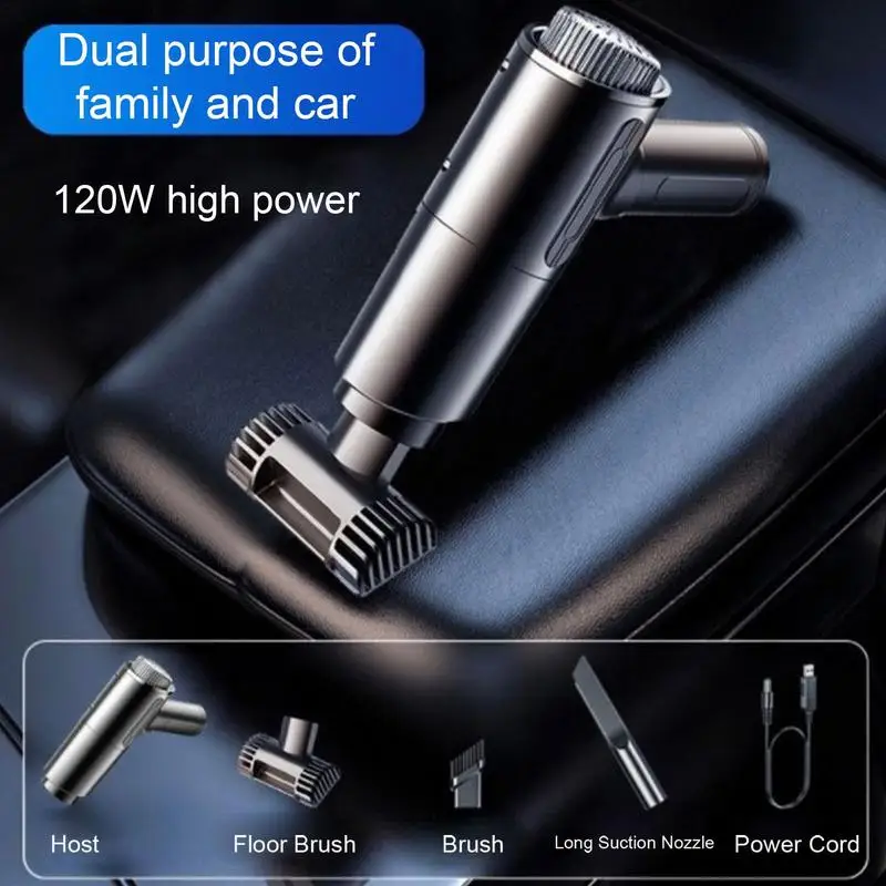 Car Vacuum cleaner Mini Cleaning Machine Strong Suction Home Appliance Portable Wireless Cleaner Car cleaning Accessories