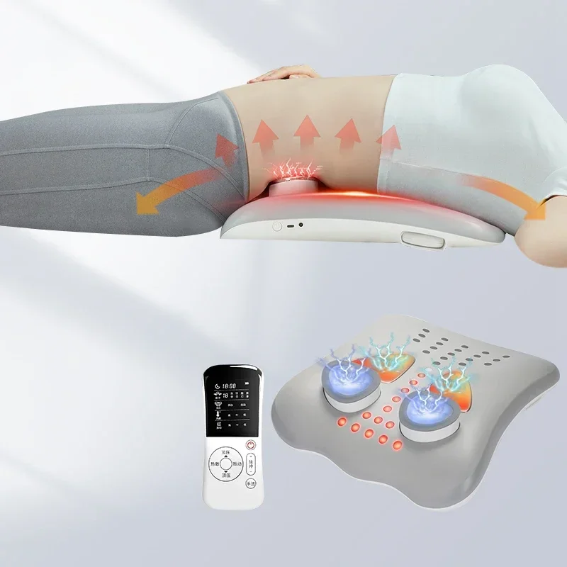 Orthotic Massager for The Cervical Spine Multi-Function Back Massager Waist Back Pain Relief Electric Lumbar Traction Device