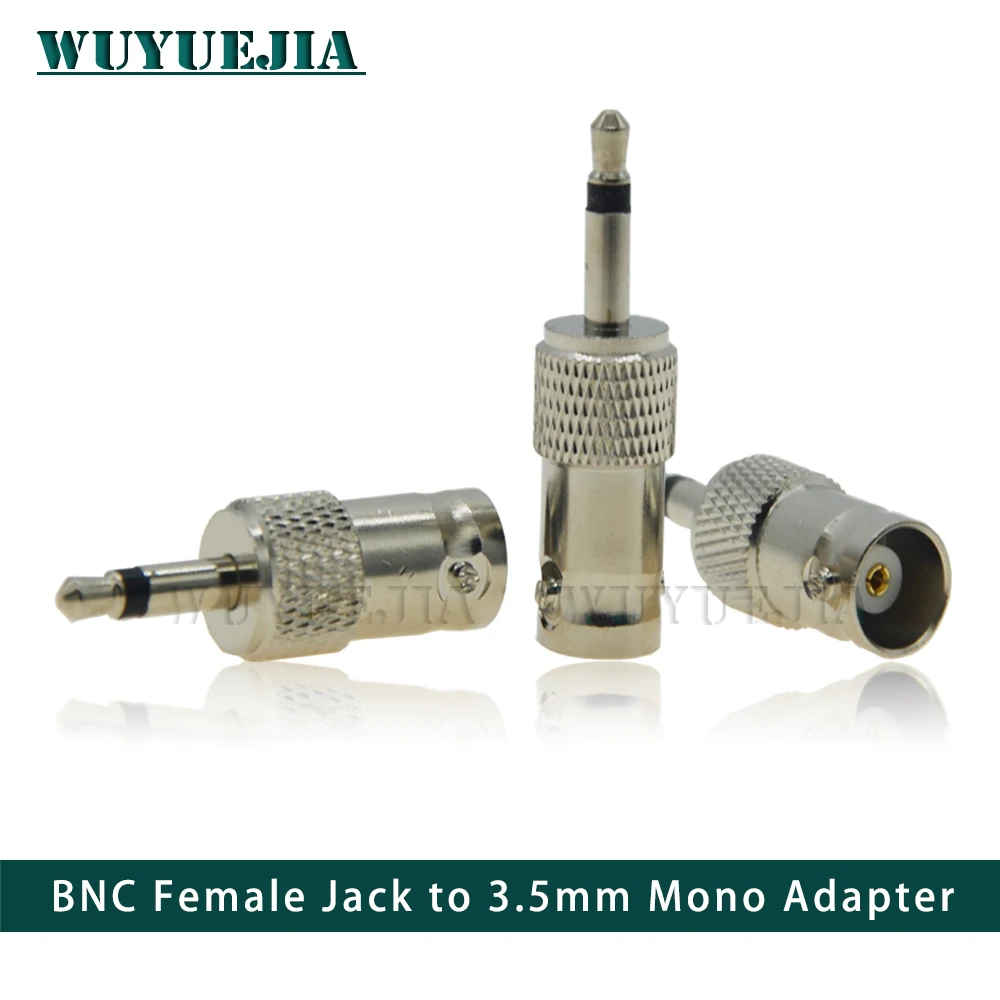 Q9 BNC Male/Female to BNC Male/Female Jack Bulkhead Straight Connector BNC3.5mm Mono BNC Male Load 50/75 Ohm RF Adapter for CCTV