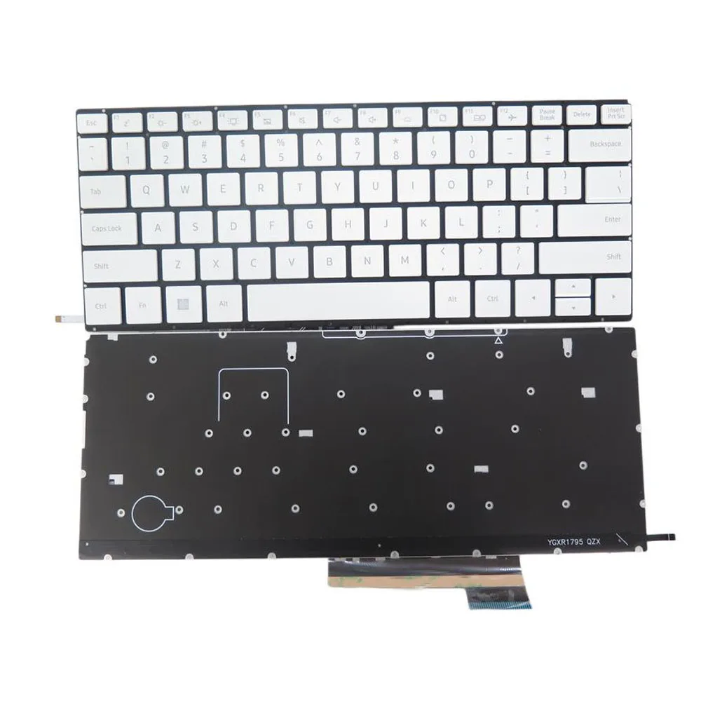 Black White Laptop Backlit US Keyboard For IPASON For Storm Dragon S2 MB2804005 2 English US MB2804002 New