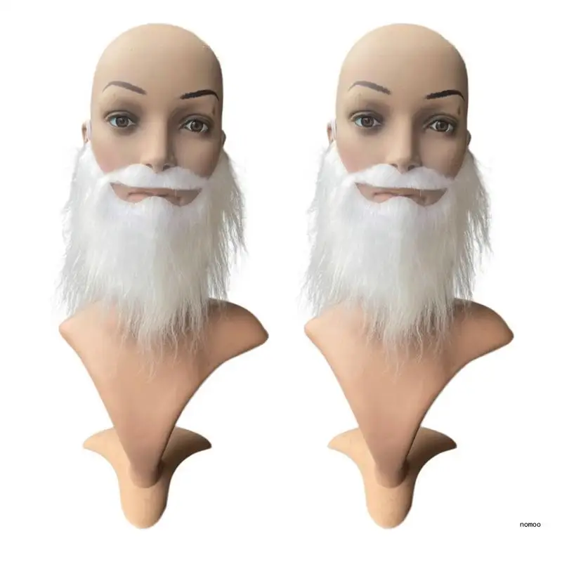 Halloween barba cosplays traje adereços bigode fontes festa diy fantasia vestido barba falsa longa barbas fluff