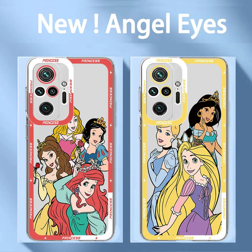 

Case For Xiaomi Redmi 11 10 12 Pro Plus 13 9S 12S 10S 11S 11 Lite Poco X3 NFC 11T Angel Eye Phone Cover Disney Ariel Snow White