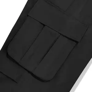 Erkek bol kesim İpli pantolon, kargo, tasarım, klasik, cepler, Çok Kanatlı, kaykay için uygun, sokak, kamp, açık havada Pantolondaki en iyi 10 satış ve açık - №4