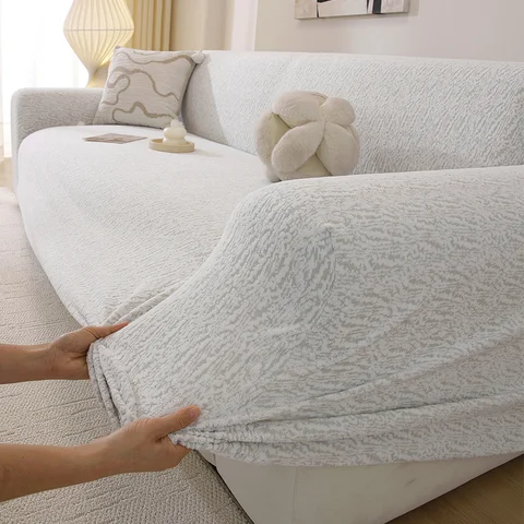 Multicolor All-Season Sofa Cover Fully Dust-Proof Pet-Friendly Highly Elastic Machine Washable Protective Cover