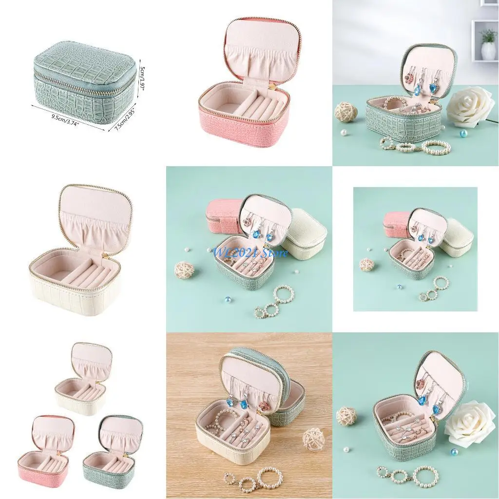 

G5GC Square Jewelry Display Box Portable Travel Jewelry Box Suitable for Earrings