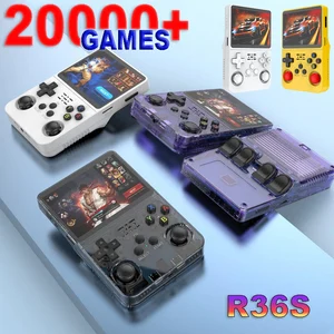 R36S Retro Handheld Video Game Console ARKOS System 3.5 Inch IPS Screen Classic Portable Pocket Video Player 128G Games Boy Gift