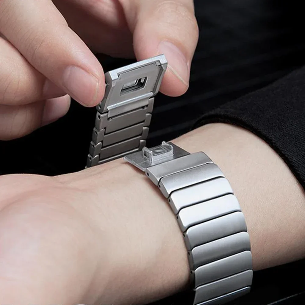 Роскошный магнитный титановый браслет для Samsung Galaxy Watch Ultra 7, 47 мм, деловой мужской ремешок для SAMSUNG ULTRA 7, 47 мм, ремешок без зазоров