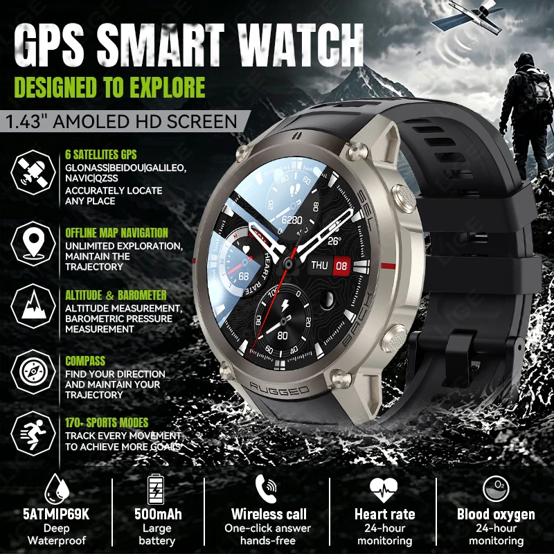 Korean Men Lifestyle - Новые смарт-часы 2026 года с GPS