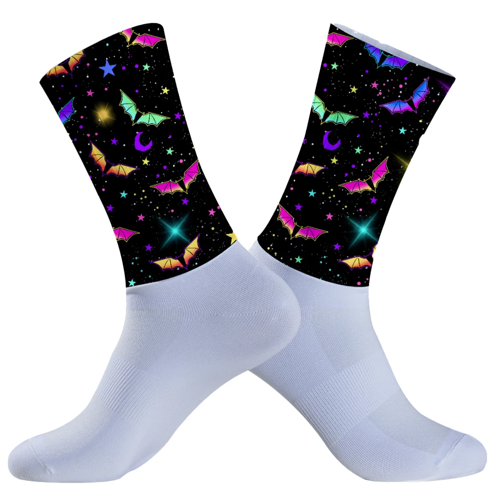 2024 Fun cycling socks Mode Grappige Creatieve Kleurrijk Schattig Patroon Dier Plant Sport Sok Wonder Sokken Cadeau