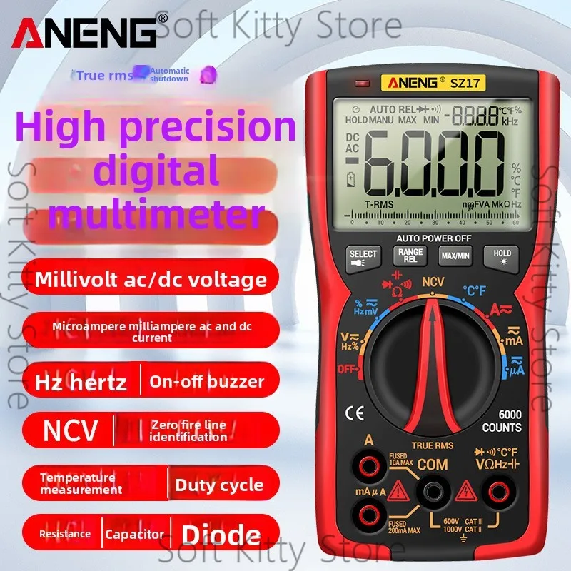 ANENG automatic digital multimeter high-precision universal meter portable multi-function