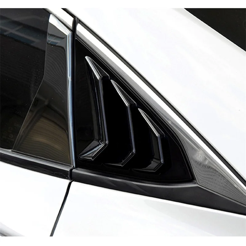 

Задний багажник, спойлер на заднее окно, треугольная рама, жалюзи, боковые жалюзи, вентиляционное отверстие для Honda Civic 2016-2019, внешние аксессуары