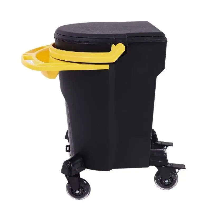 for Car beauty bucket, portable removable car wash bucket, with flexible universal wheel QOXOQ