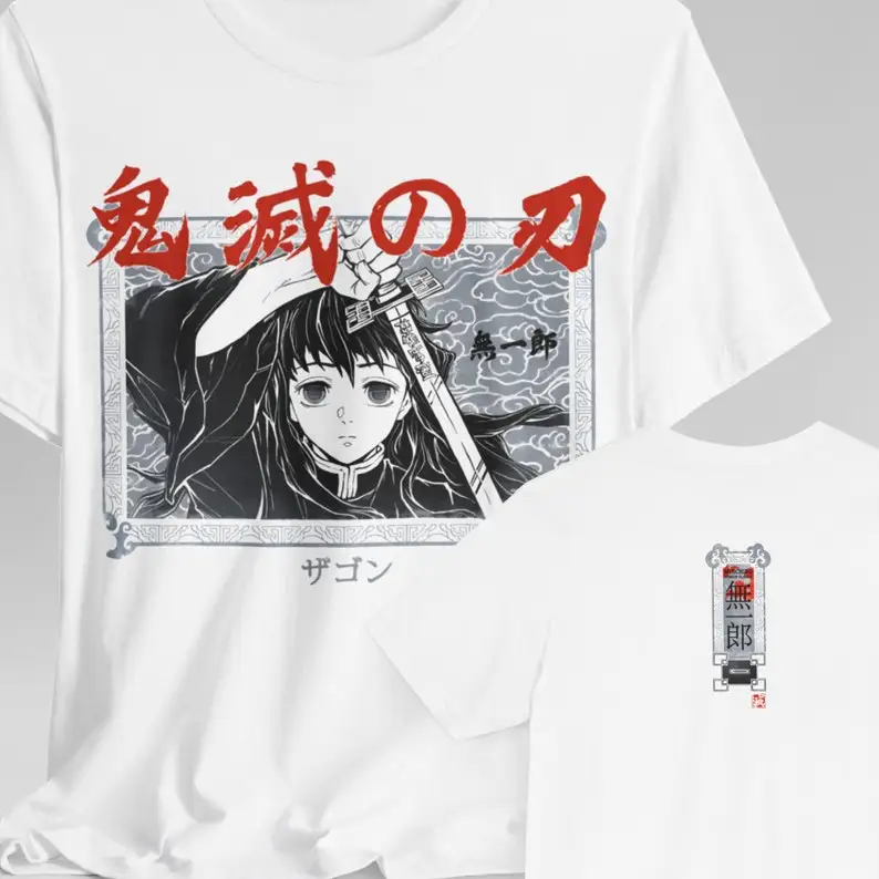 

Hashira Muichiro Unisex, Demon Anime Manga Shirt, Lovers Shirt, Graphic Anime Tee