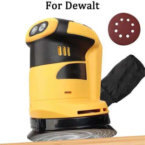 Brushless Electric Sander Cordless Car Polisher For DEWALT 20v Li-ion Battery Wood Grinder Polishing Grinding Sanding Machine