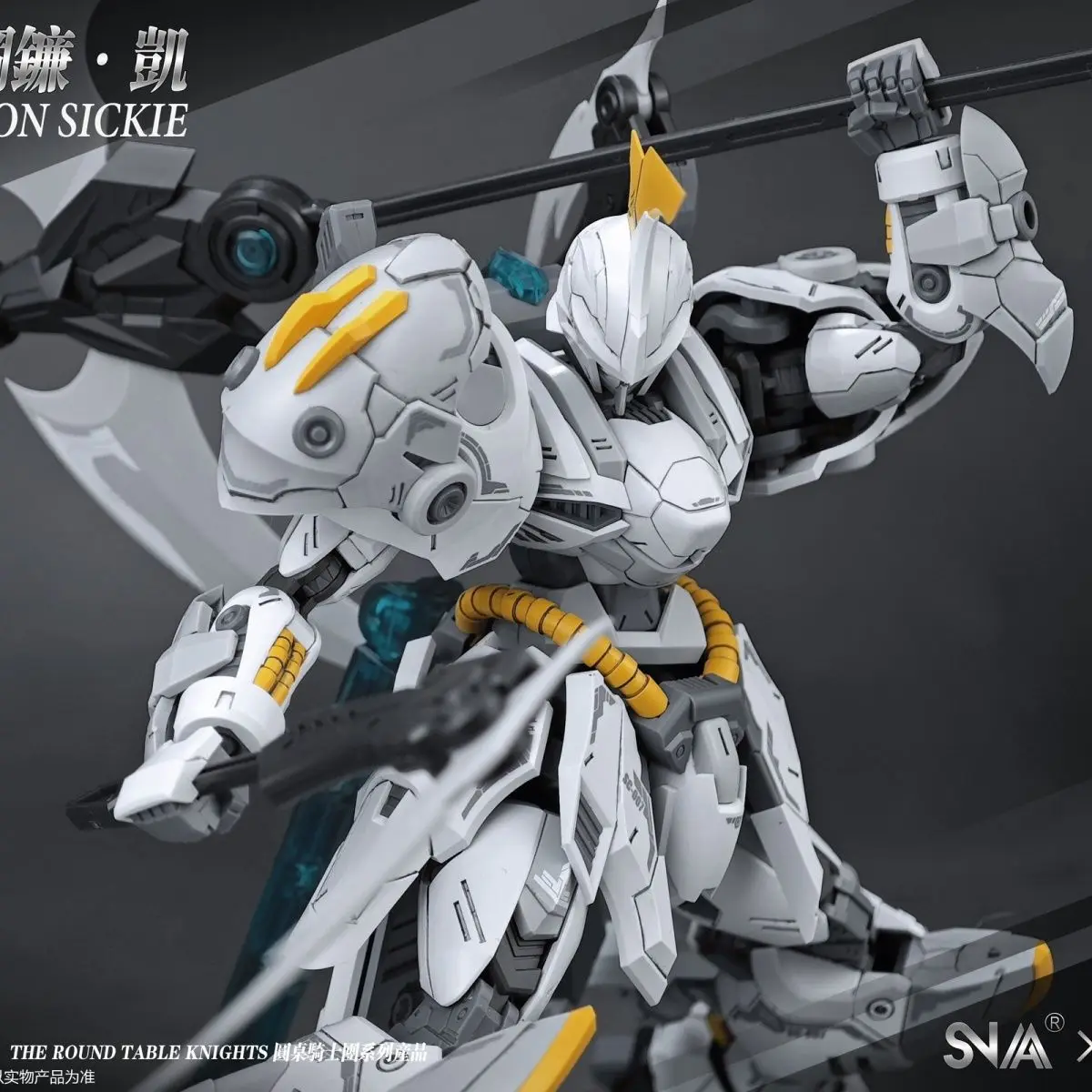 Snaa Knights Sc-007-Iron Sickle Kay Action Figure 1/144 Scale Assembly Figure Mecha Toy Room Decoration Collect Birthday Gift