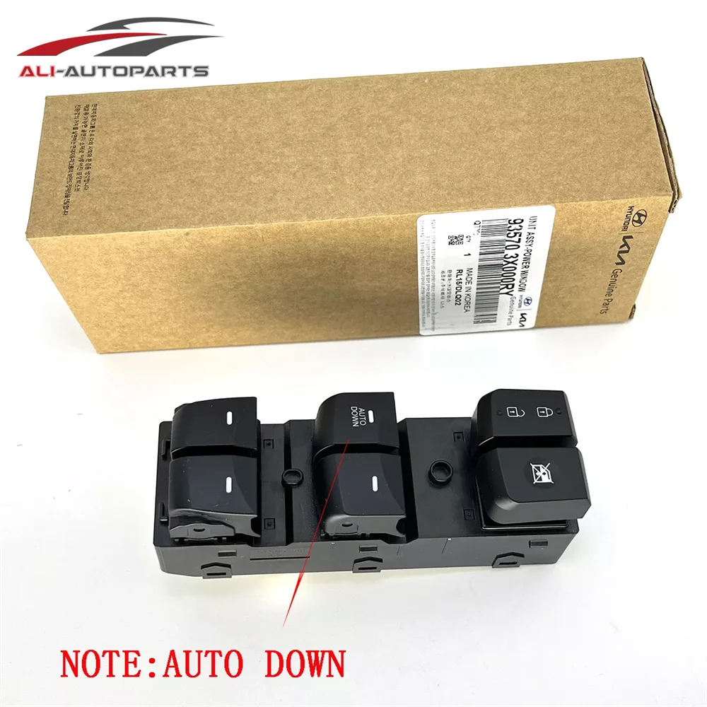 93570-3X000 Electric Master Window Switch for Hyundai Elantra Lang 2012 2013 2014 2015 2016 93570-4V000 935704V000