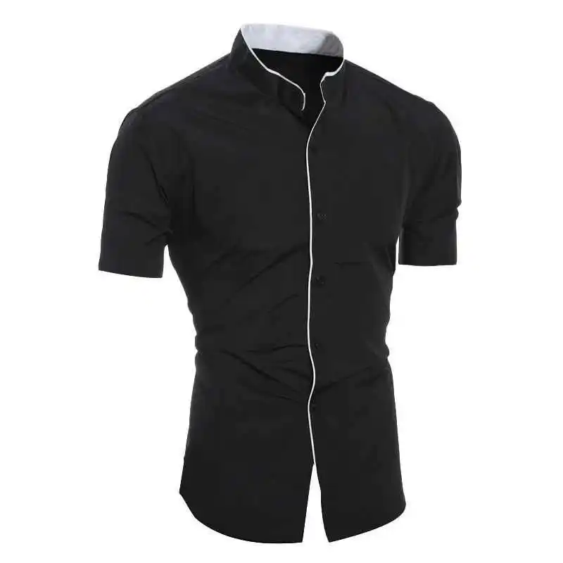 

New Men's Casual Commuting ort Sved irt Color adient Sun Protection Treaent Cotton Blend Ice Sensation Thiened Autu...