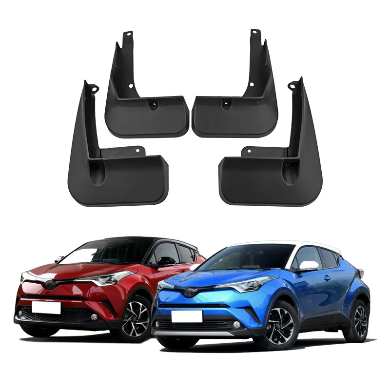 CAr 4pcs/set Mudguards for Toyota C-HR CHR AX10 / IZOA 2017 2018 2019 2020 2021 -ON Mudflaps Mud Flaps Splash Guards Accessories