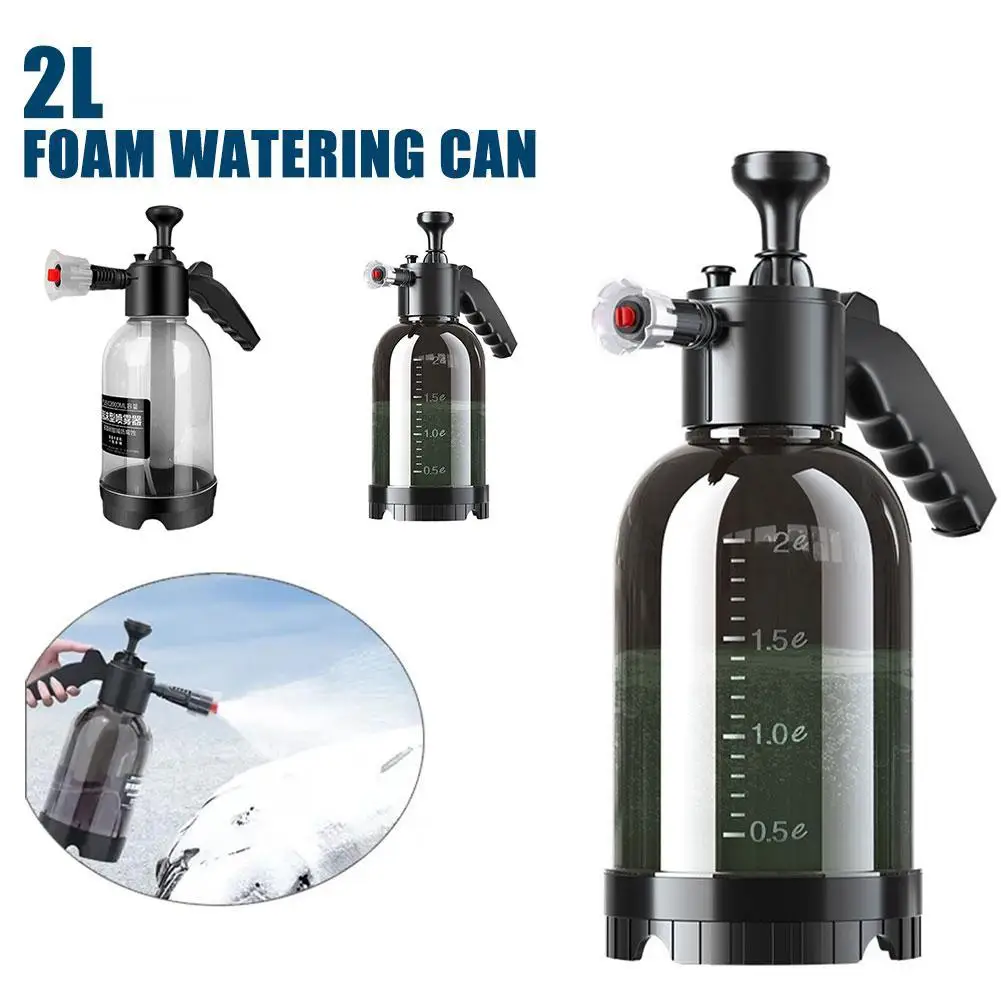 High Pressure Car Wash Foam Spray Tool Handheld Foam Cannon For Car Cleaning 2L Home Car Cleaning Hand Pump Foam Sprayer 20 N9G6