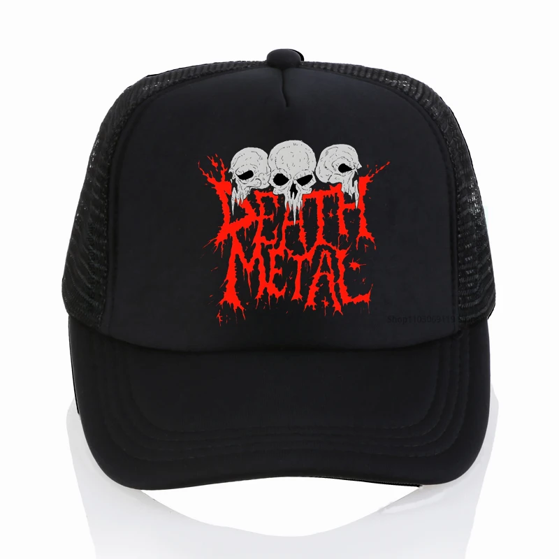 

American Hip Hop hat Men's Death Metal Obituary Baseball Cap Unisex Adjustable Net breathable Sports hat