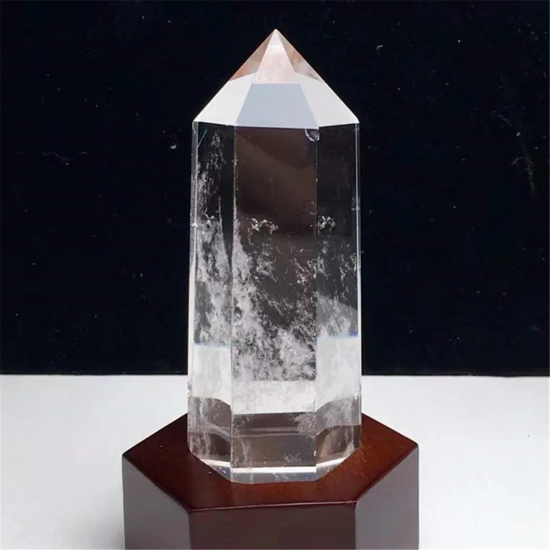 10-15cm 100% High Quality Real Natural Clear Quartz Crystal Pillar Tower Energy HEALING Stones Feng Shui Decorative Accessories