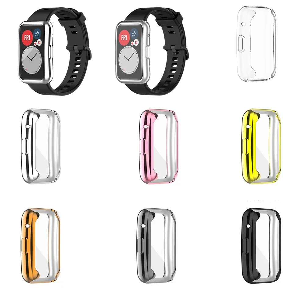 Cover For Huawei Watch Fit Special Edition Case watch accessory TPU Bumper All-Around Screen Protector For Huawei fit watchcase
