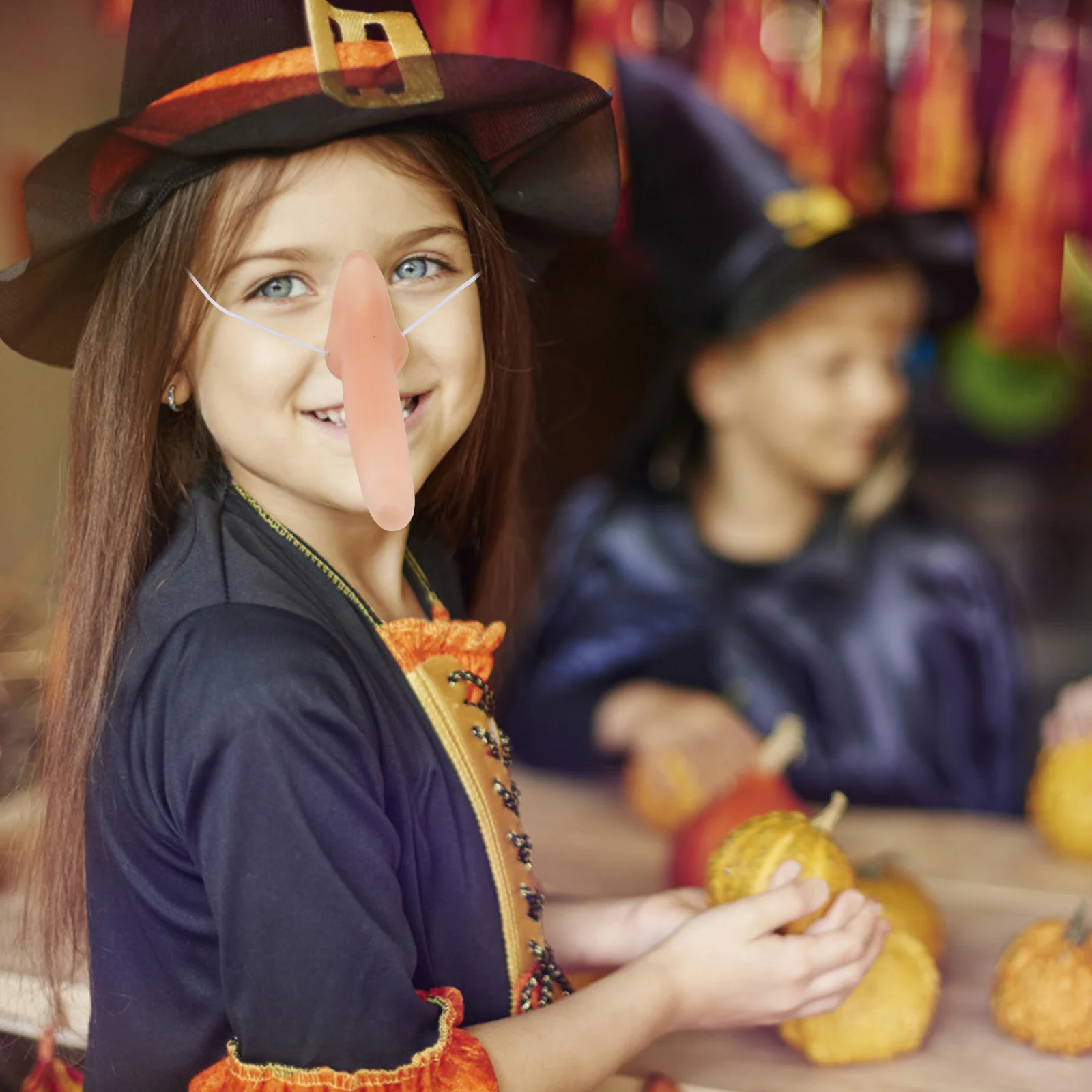 Zauberer Nase Halloween Kostüme für Kinder Lange Requisite Requisiten Mann Zahnersatz Schädel Maske