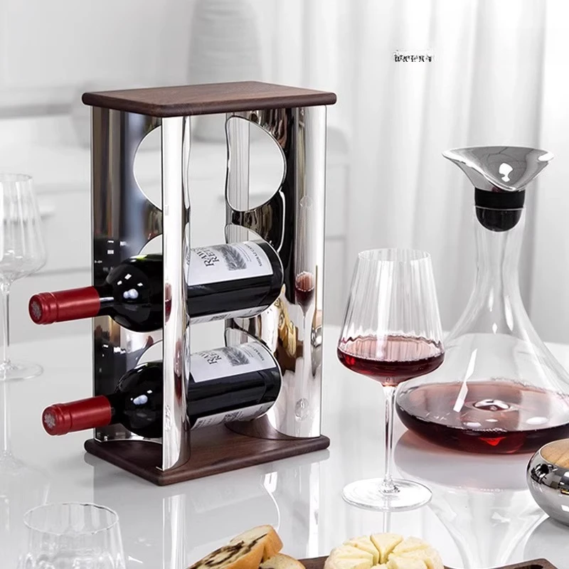 الجوز مع رف النبيذ الفولاذ المقاوم للصدأ رف تخزين العنب