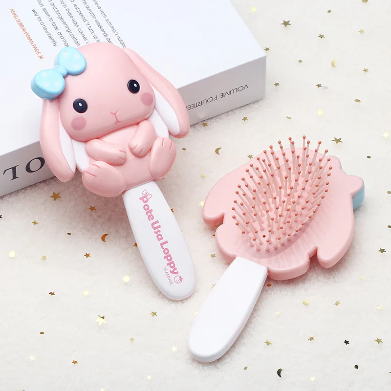 1pc Cartoon Rabbit Mermaid Combs for Kids Cute Air Cushion Massage Comb for Girls Children Dress Up Make Upshair Care Toys Gifts