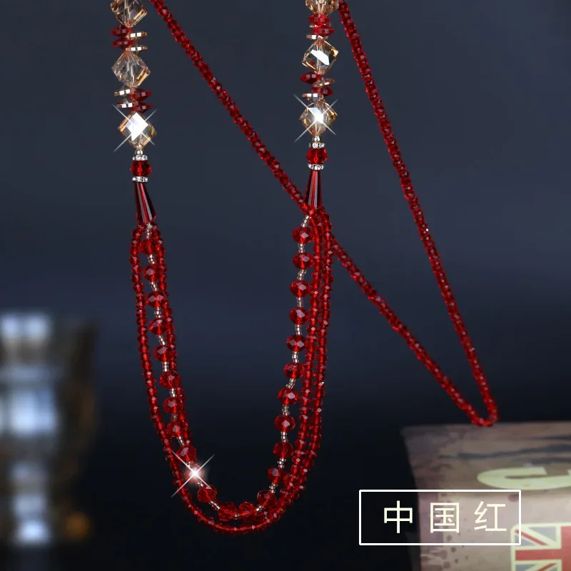 

Brand new autumn and winter long necklace, multi-purpose tassel sweater chain for women