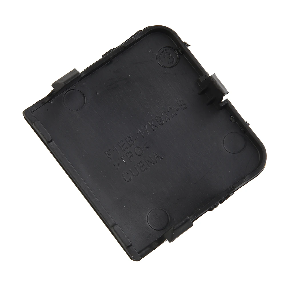 Tow Hook Cover Trailer Cover Garden Indoor 1 Pc 1872237 ABS Accessories Black Direct Mount Heat Resistant Parts