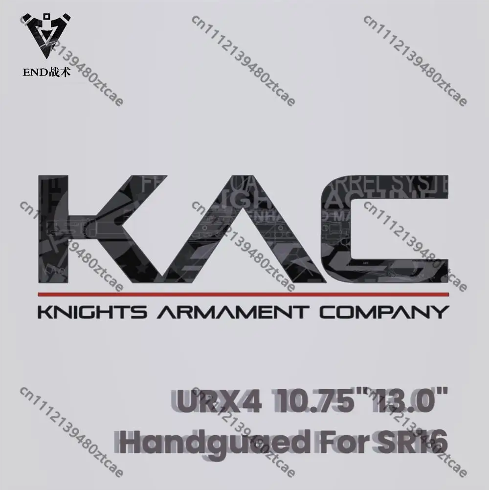 High Quality Tactical Model Modification Metal Stickers Velcro Patch for Precision Strike URX4 KAC Style Decoration